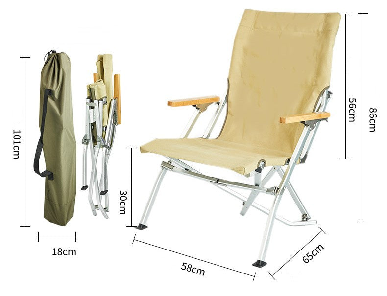 Premium High Back Folding Camping Chair
