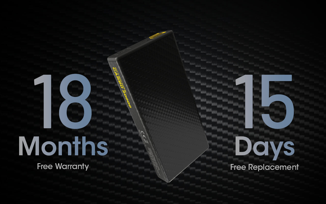 Carbo 20000 Ultra Lightweight 20000mAh Carbon Fiber Quick-Charge Power Bank