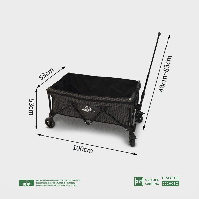 Folding Wagon 300lb Load-Bearing