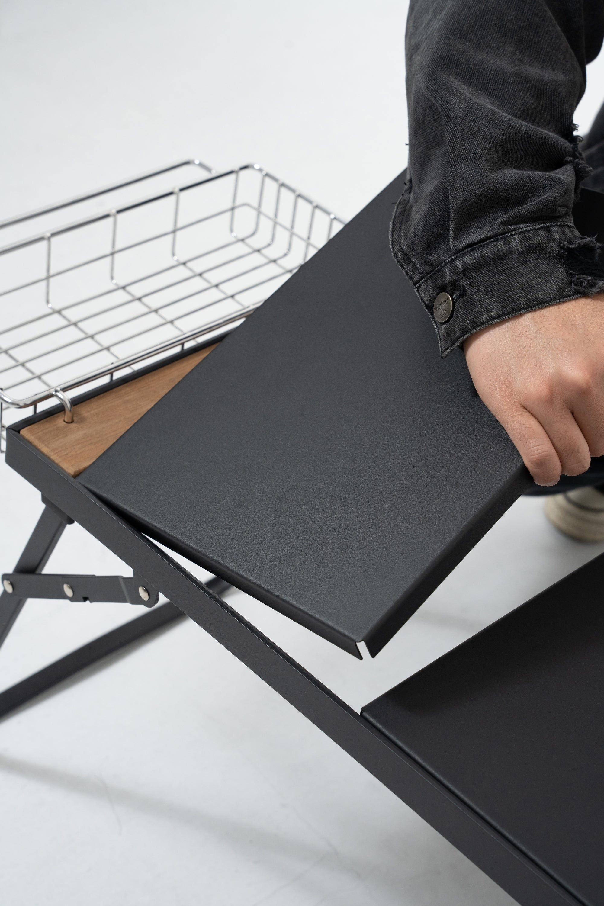 Traveler-Glacier Modular Combination Desk