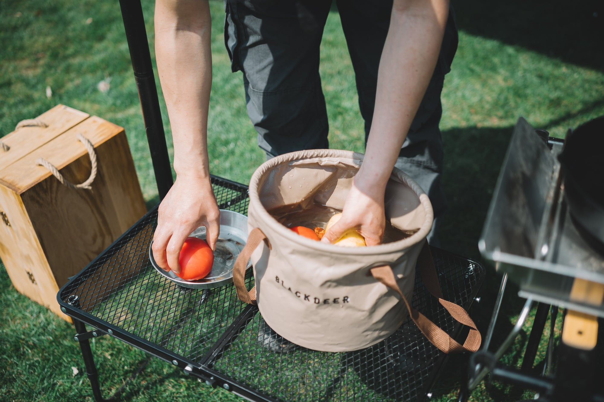 Mutifunctional Round Folding Bucket 20L