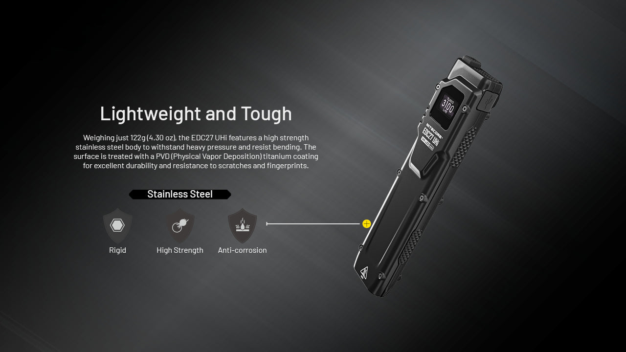 EDC27 UHI Flashlight