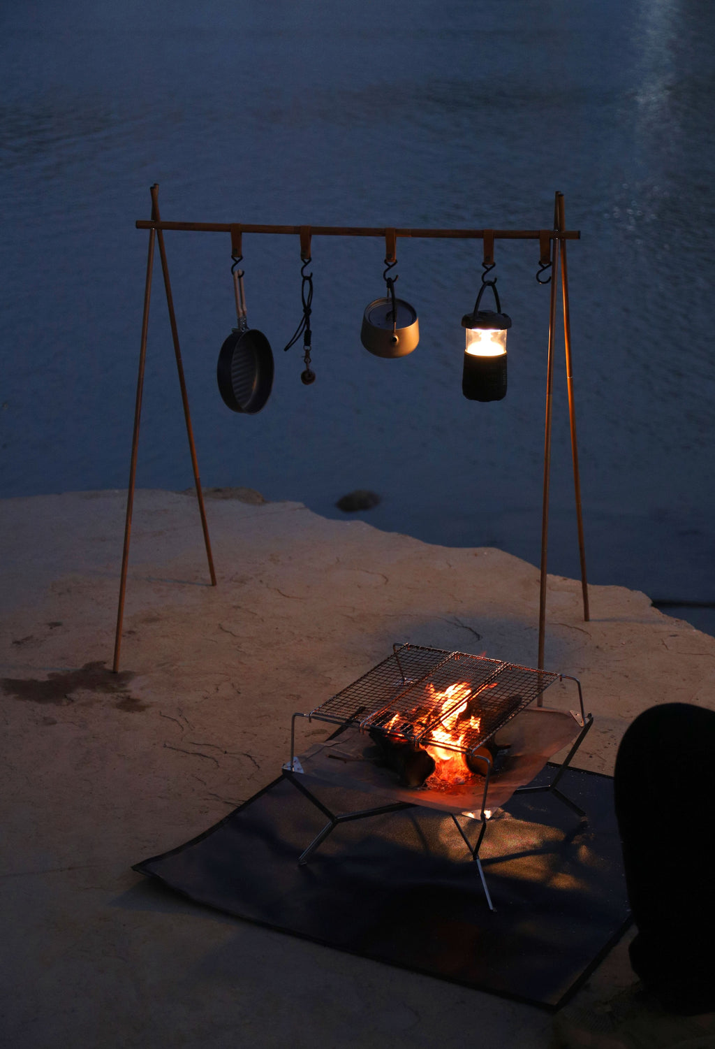 Sunset Ultralight Foldable Fire Pit Grill