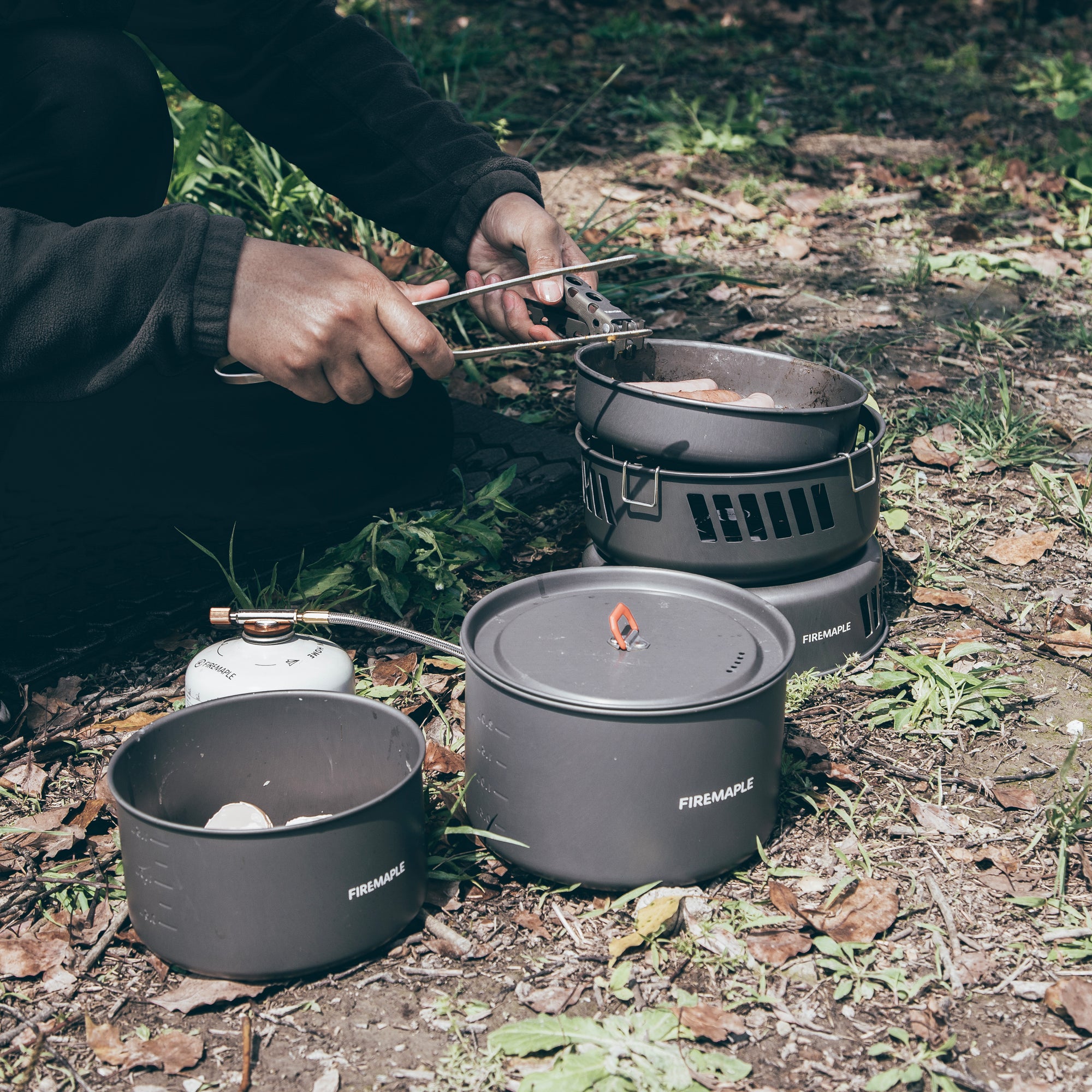 Cooking Kit W/ Gas Burner