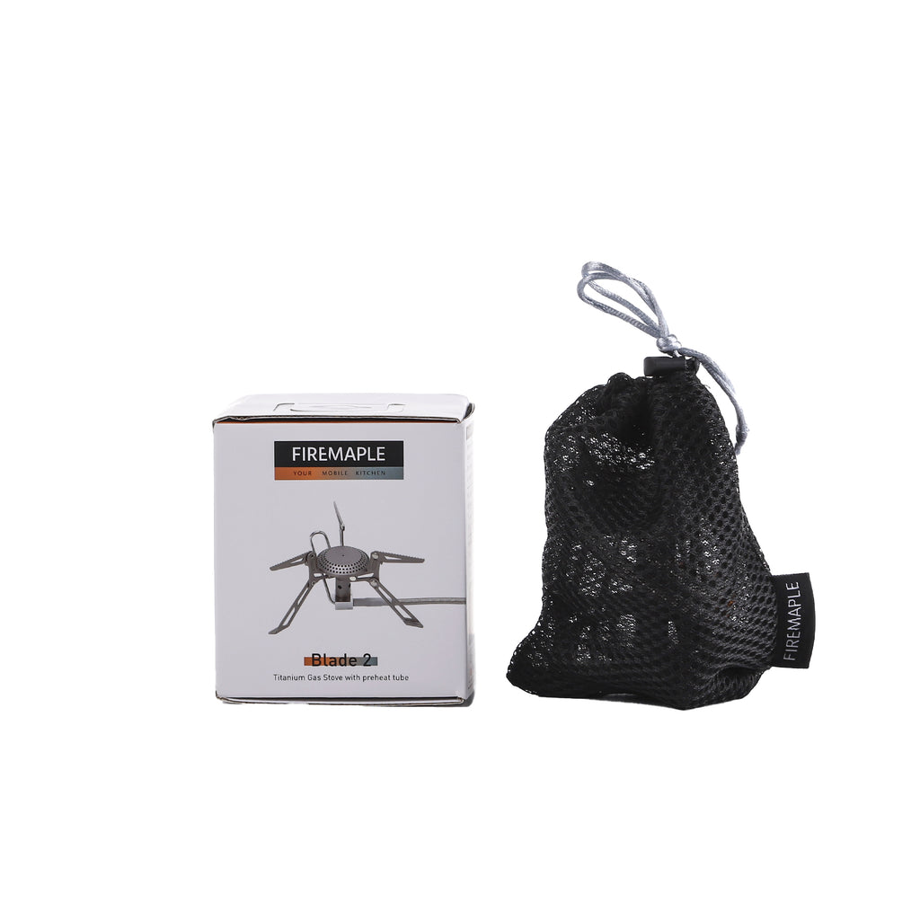 Blade 2 Titanium Backpacking Stove with preheat tube | 4.76 oz, 2.8KW