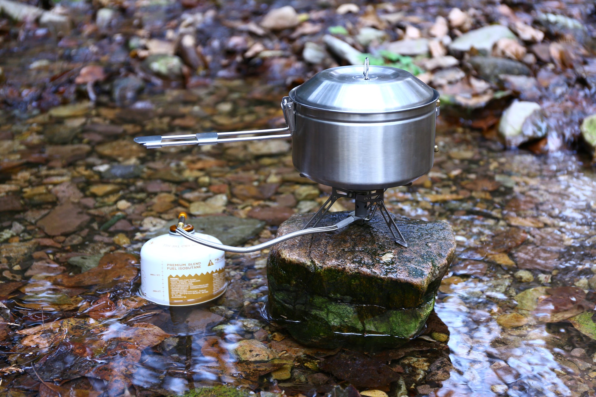 Blade 2 Titanium Backpacking Stove with preheat tube | 4.76 oz, 2.8KW