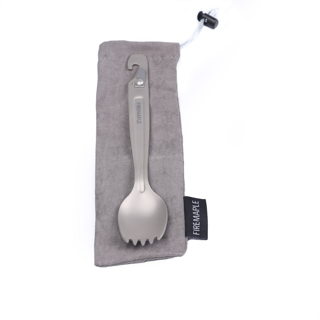 Woodpecker Three-in-one Titanium Spork