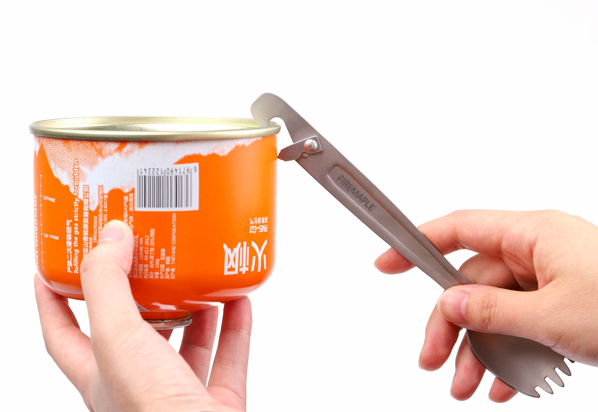 Woodpecker Three-in-one Titanium Spork