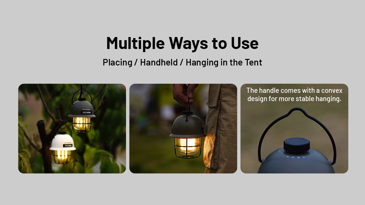 LR40 Multifunctional USB-C Rechargeable Camping Lantern