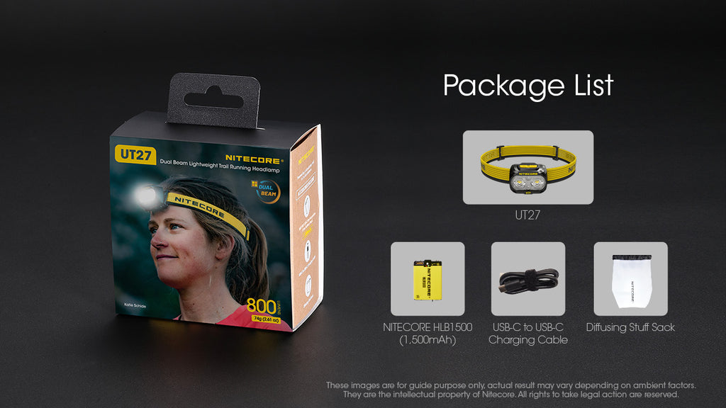 UT27 Ultra Lightweight 800L Headlamp