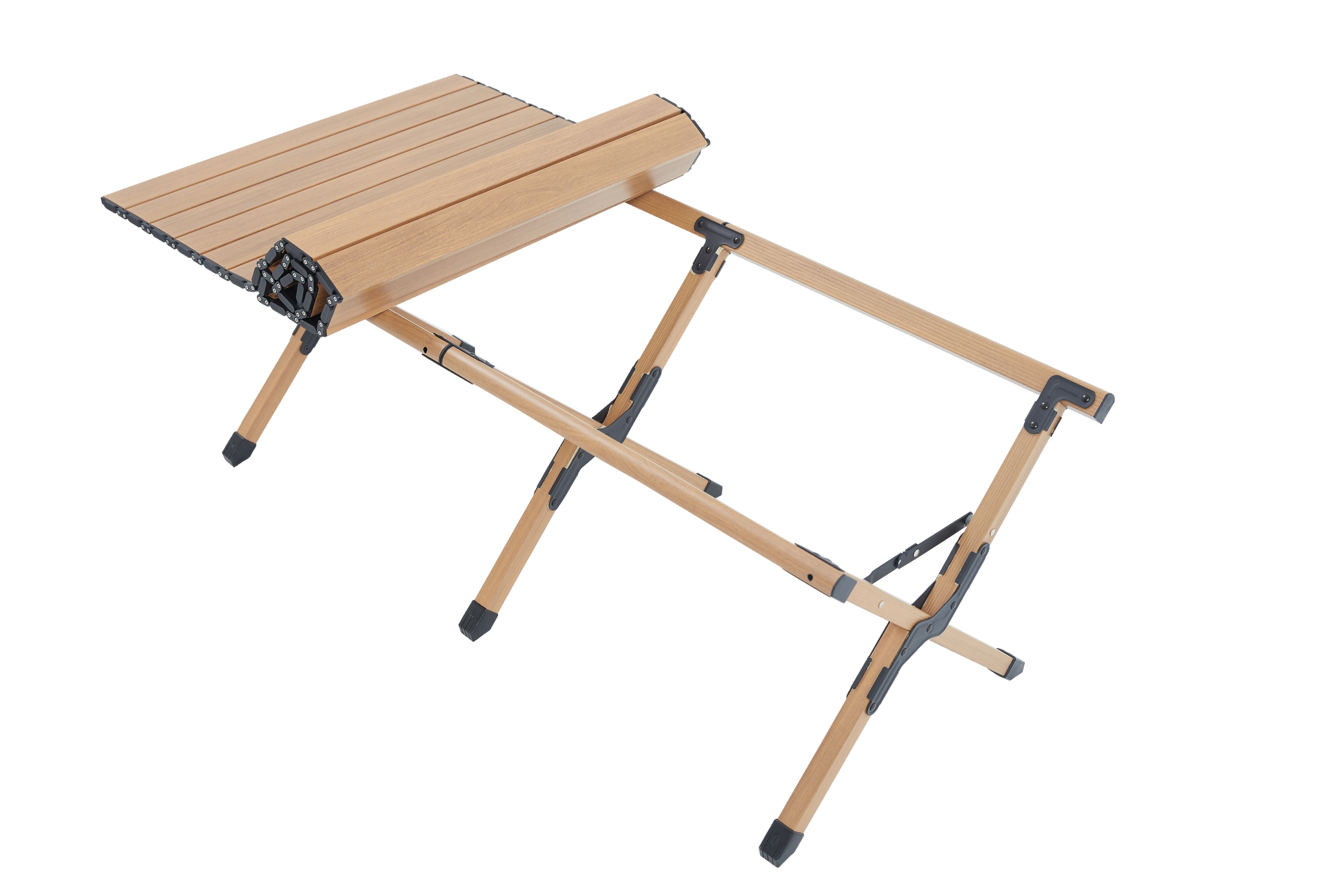 Wood Veins Aluminum Table