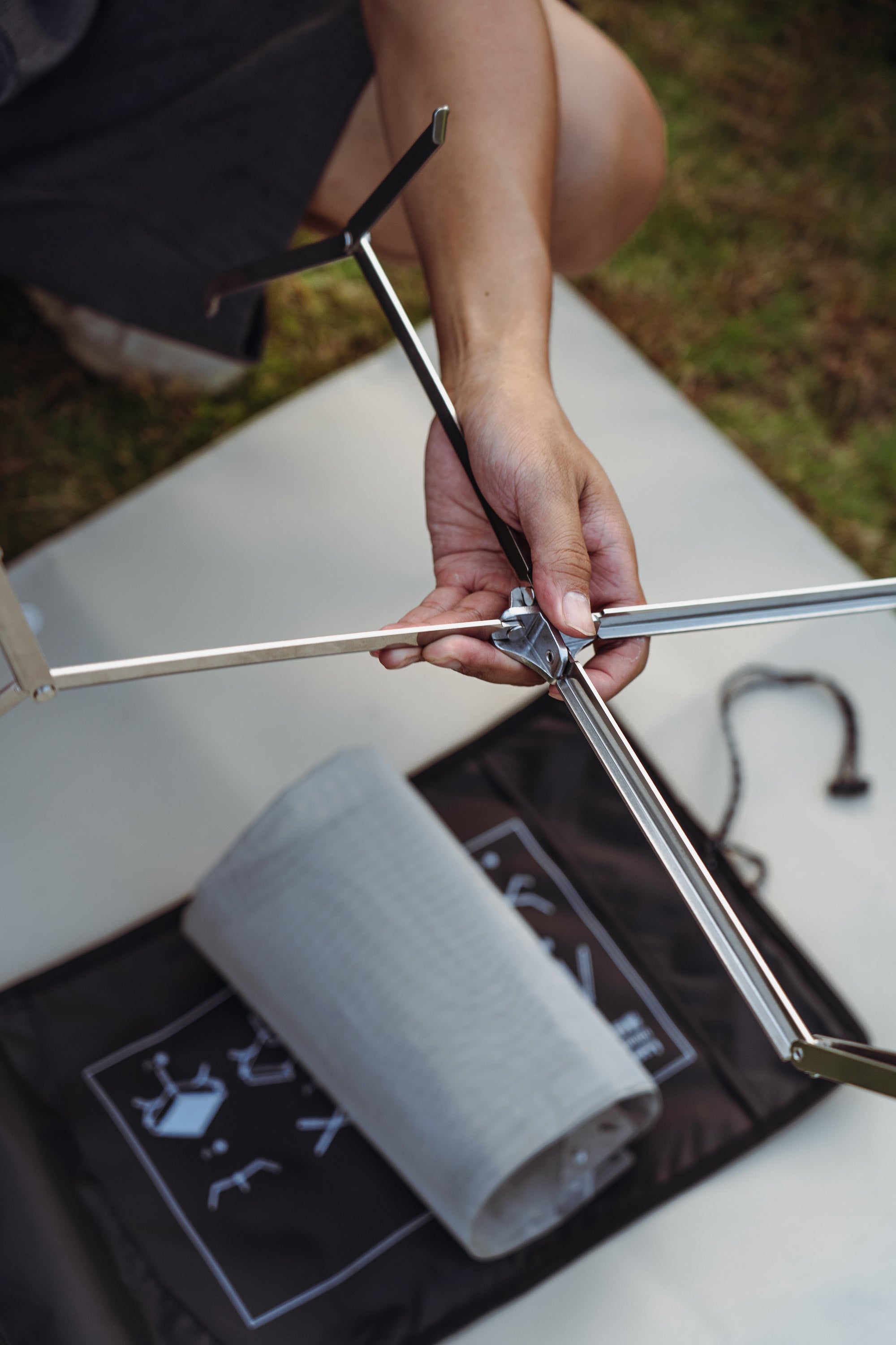 Sunset Ultralight Foldable Fire Pit Grill