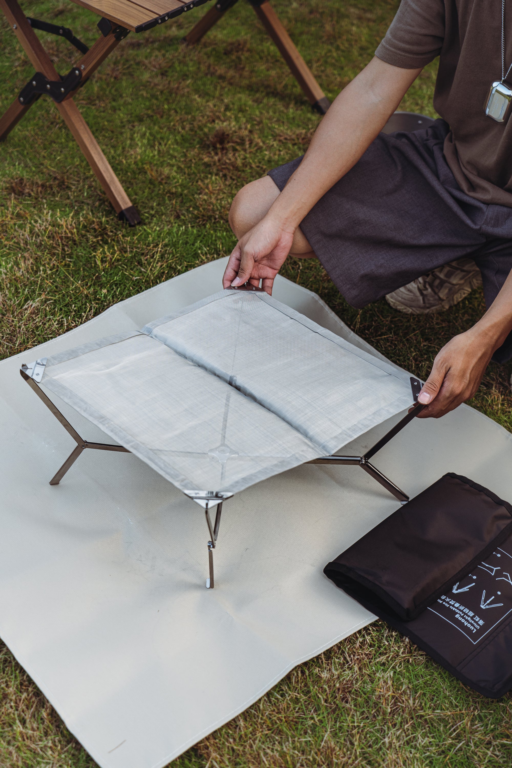 Sunset Ultralight Foldable Fire Pit Grill