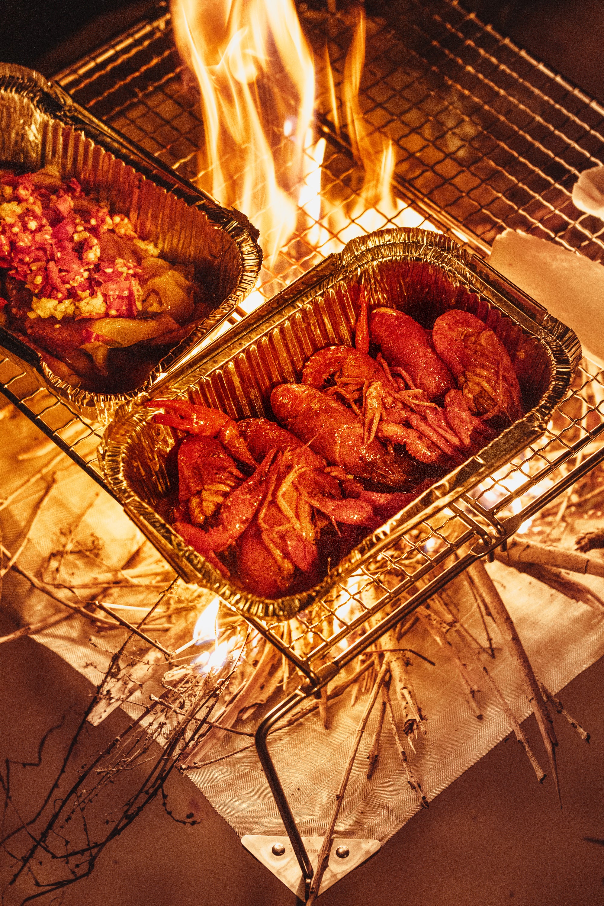 Sunset Ultralight Foldable Fire Pit Grill